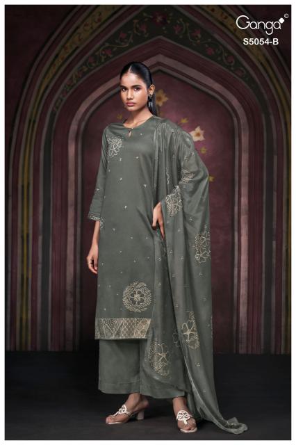 Ganga pamela 5054 wholesale pakistani dress materials